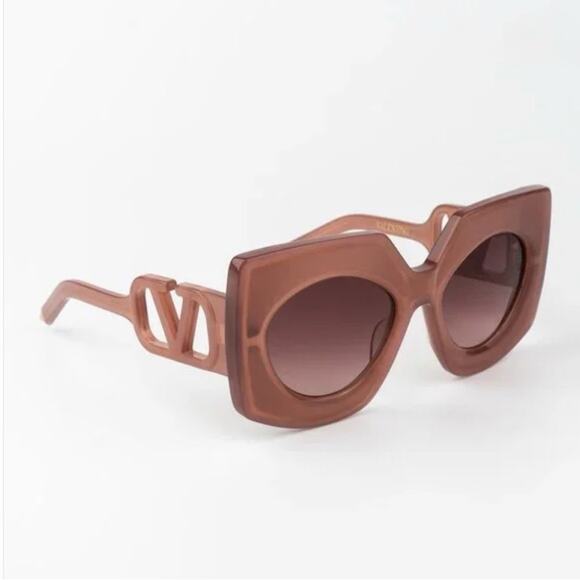 New! Valentino V SOUL VLS 127B Designer Brown Sunglasses, Authentic main image 8